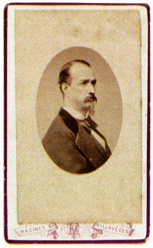RACINES & VILLAVECES. Diego Fallon, 1884c. Copia en albúmina. 9.2 x 5.4 cm. Colección Biblioteca Luis Angel Arango, Bogotá.