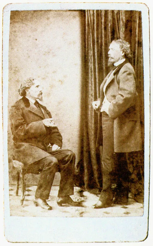 MARTINEZ LION. Retrato doble del mismo personaje. Bogotá. 1875c. copia en albúmina. 9.0 x 5.5 cm. Propiedad particular, Bogotá.