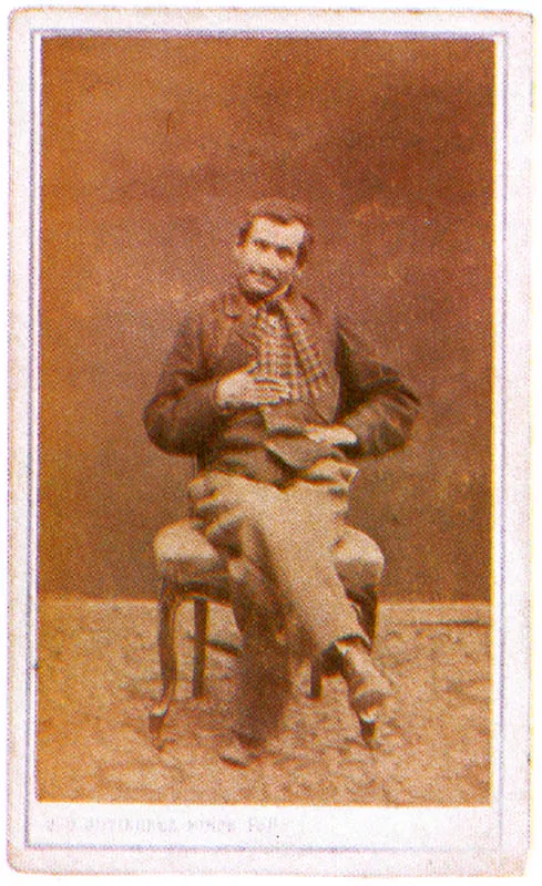 J.G. GUTIERREZ PONCE "Manrique". Bogot. 1870c. Copia en albmina. 9.4 x 5.5 cm. Coleccin Academia Colombiana de Historia, Bogot. 