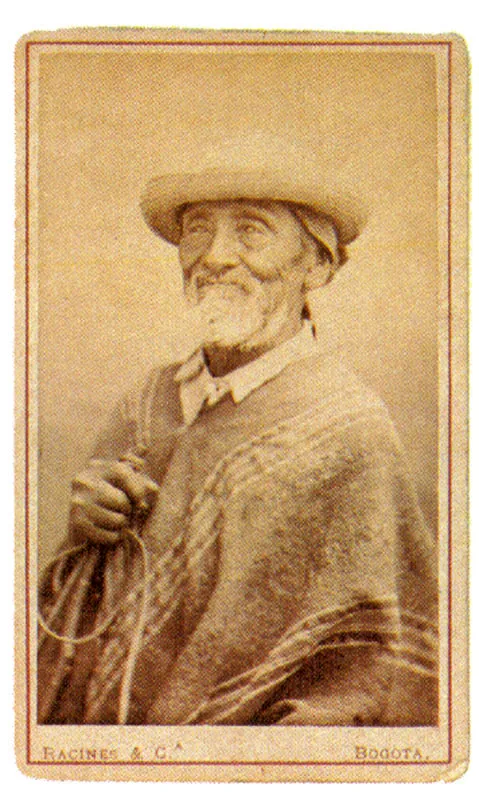 RACINES &CIA.
José Antonio Garibello. Bogotá. 1875c.
Copia en albúmina. 9.1 X 5.4 cm.
Colección Biblioteca Luis Angel Arango, Bogotá.