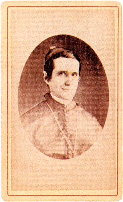 ANONIMO.
Manuel José Mosquera. Bogotá. 1865c.
Copia en albúmina de un dagerrotipo,
9.4 X 5.4 cm.
Propiedad Antonio Castañeda, Bogotá.
