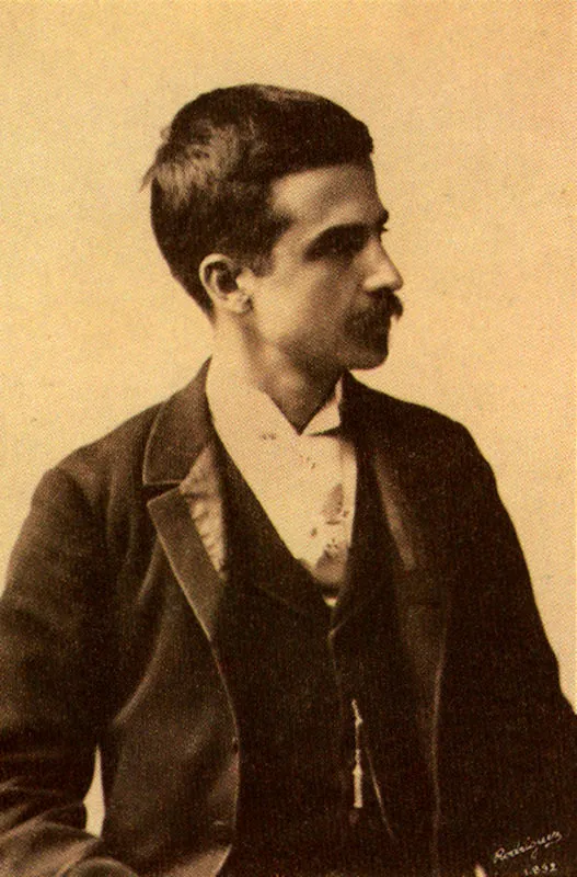 MELITON RODRIGUEZ. Francisco Antonio Cano. Medellín. 1892. Copia reciente de negativo gelatina vidrio. 16.9 X 11. 1 cm. Archivo Fotografía Rodríguez, Medellín.