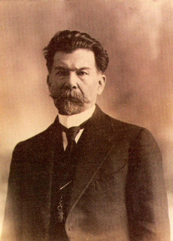 ARISTIDES ARIZA. Benjamín Herrera. Bogotá. 1915c. Copia en gelatina. 23.3 x 17.6 cm. Propiedad María Paulina Nieto de Caro, Bogotá.