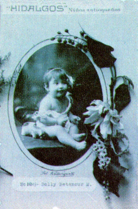 MELITON RODRIGUEZ.
Dolly Betancur M, Medellín. 1910c.
Copia en gelatina. 5.9 x 4.0 cm.
Propiedad particular, Bogotá.