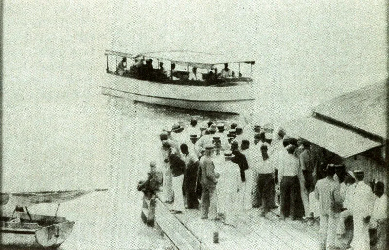 PHILIP PHILLIPS Muelle en San Andrs. 1925c. Copia en gelatina. 12 x 17 cm. Coleccin Fundacin para la Investigacin y Proteccin de] Medio Ambiente, Son Andrs. 