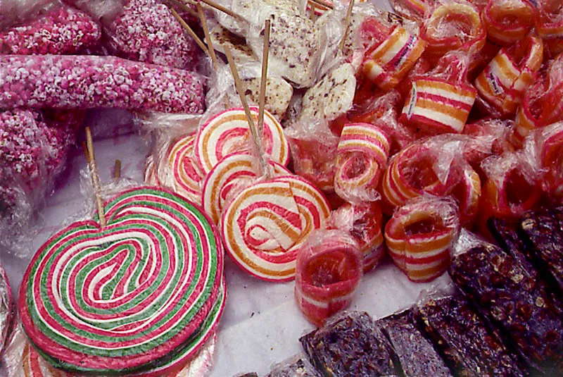 Venta de dulces de Zipaquirá.