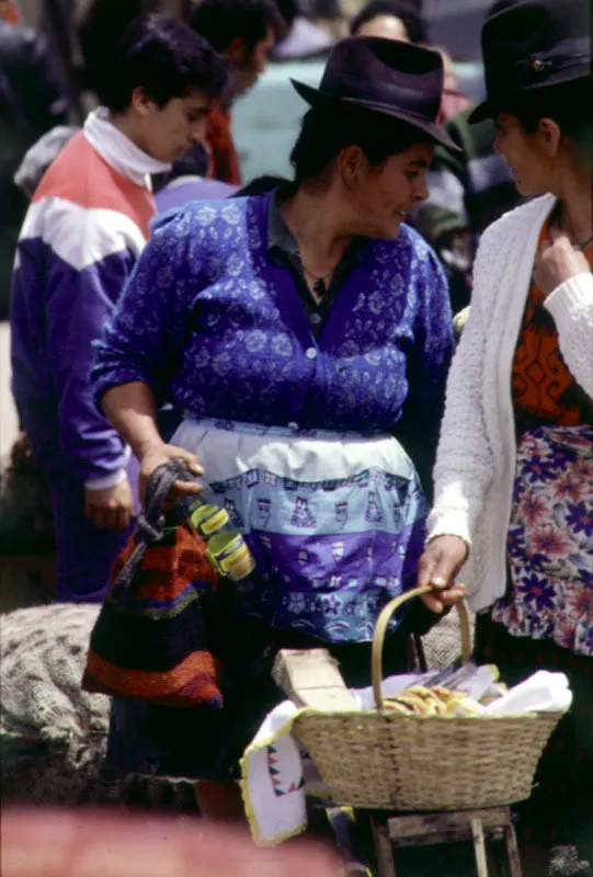 Vendedora en el barrio Egipto, Bogotá.