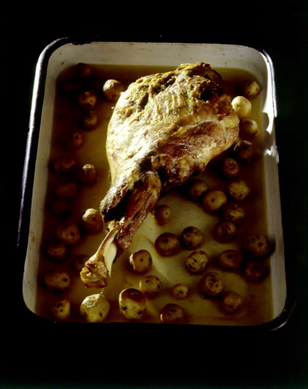 Pernil de cerdo.  