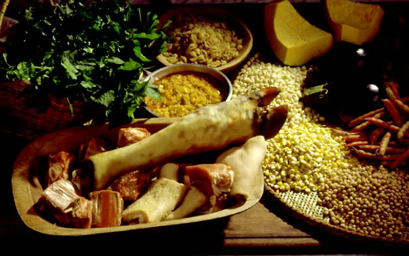 Ingredientes para la preparación del Mute.