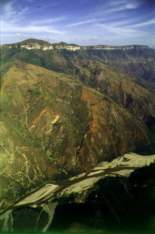 Can del ro Chicamocha, Santander. 