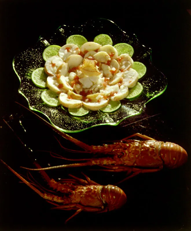 Ensalada de langosta. 