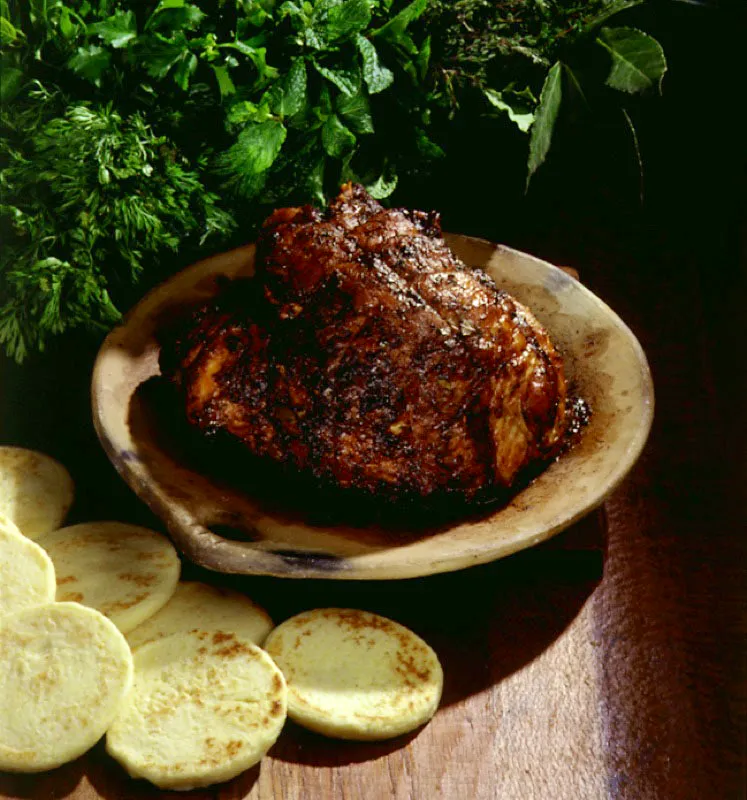 Asado huilense.