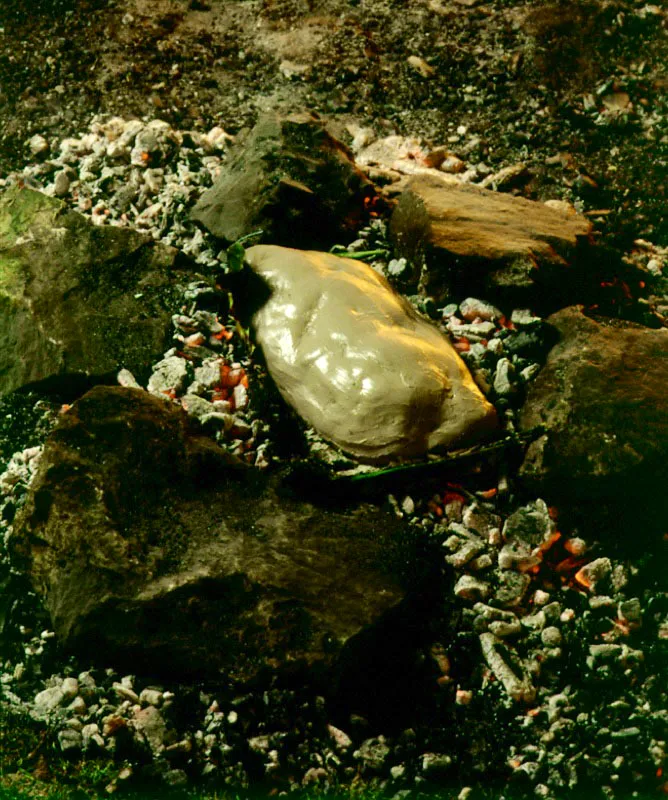 Proceso de preparación de la gallineta en barro.