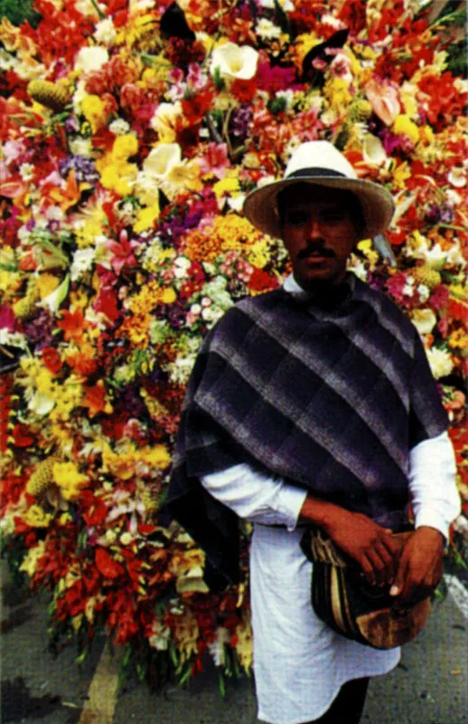En Antioquia, Medellín, “la ciudad de la eterna primavera”, “la ciudad de las flores” , “la ciudad jardín”, un desfile de su flora exalta la región. Jeremy Horner