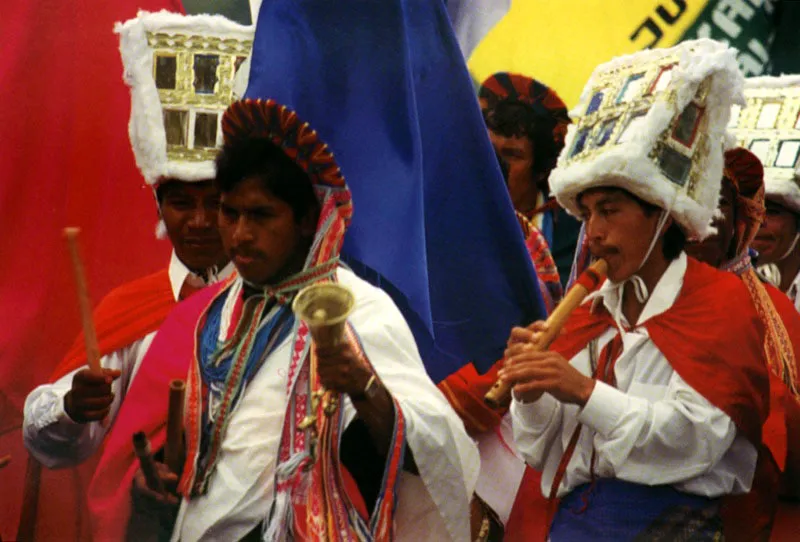 La dulzaina, de origen europeo, se llama también armónica, en Boyacá es riolina. Jeremy Horner