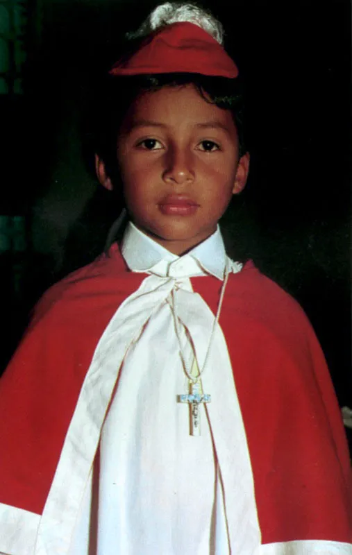 “Alto jerarca religioso”, personaje de la Semana Santa Chiquita.
Popayán, Cauca. Jeremy Horner