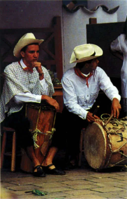 Desfile de silleteros en Medellín, Antioquia, la ciudad de la eterna primavera. Tradicionalmente los silleteros habían sido solamente hombres que desfilaban con silletas, algunas de la cuales medían más de cinco metros de altura. Jeremy Horner