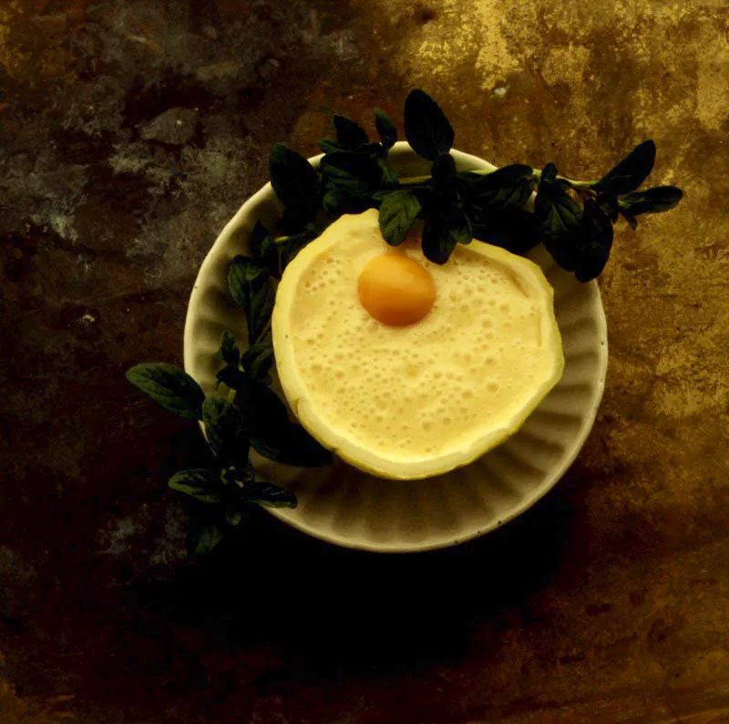 Helado de Maracuyá en su concha.