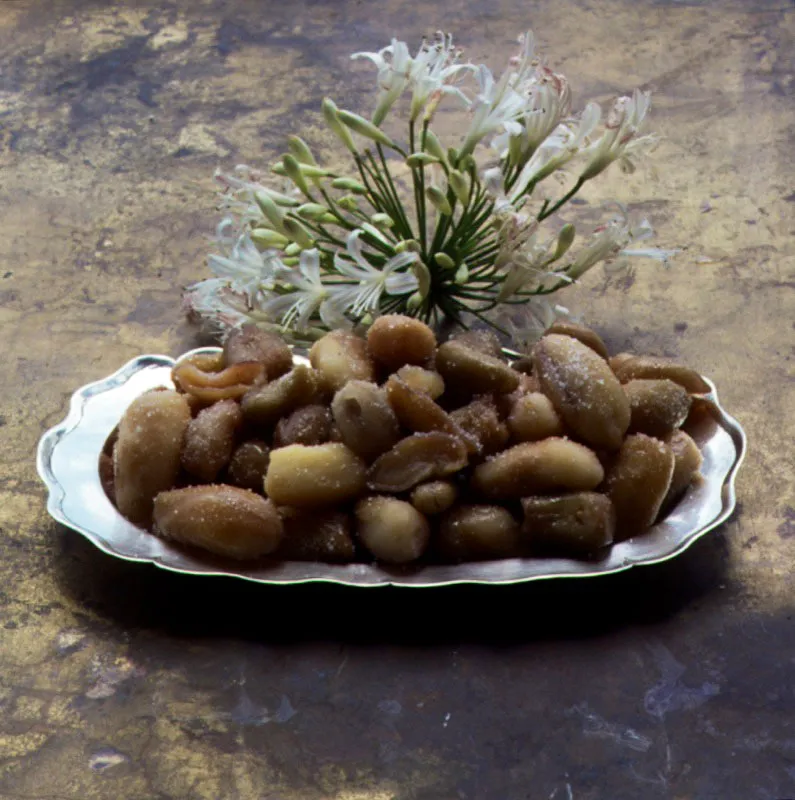 Chachafrutos glaseados.