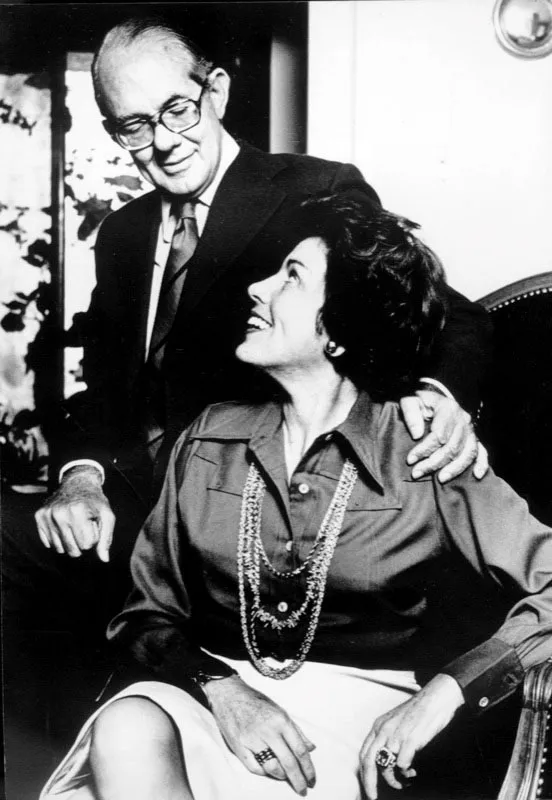 Alfonso López y su esposa Cecilia Caballero de López. Fotografía de Hernán Díaz.