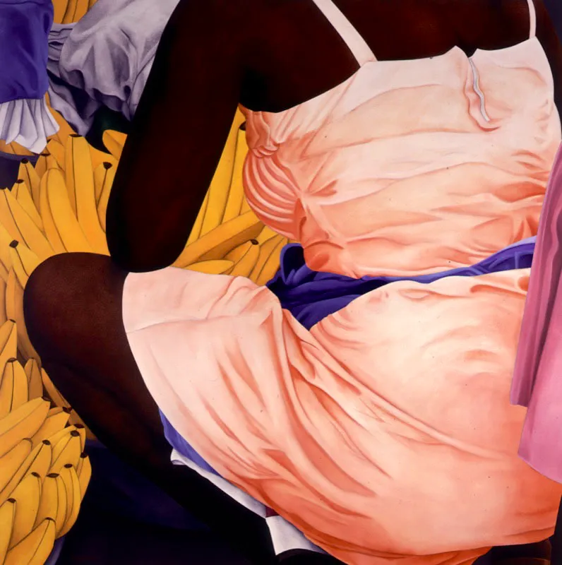 Serie Bazurto II. 1999. Óleo sobre lienzo. 120 x 120 cm. Óscar Monsalve