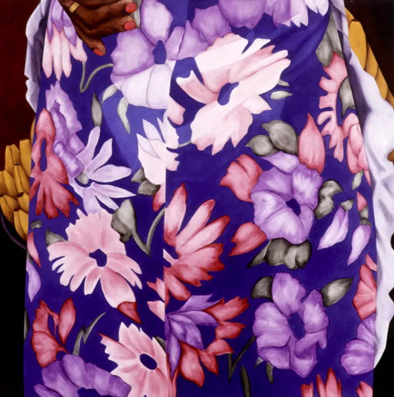 Emblema de Bazurto. 1996. Óleo sobre lienzo. 120 x 120 cm. Óscar Monsalve
