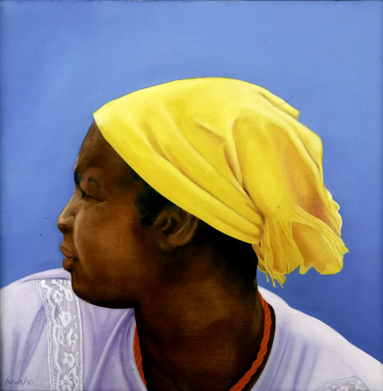 Zenaida. 1990. Óleo sobre lienzo. 60 x 60 cm. Óscar Monsalve
