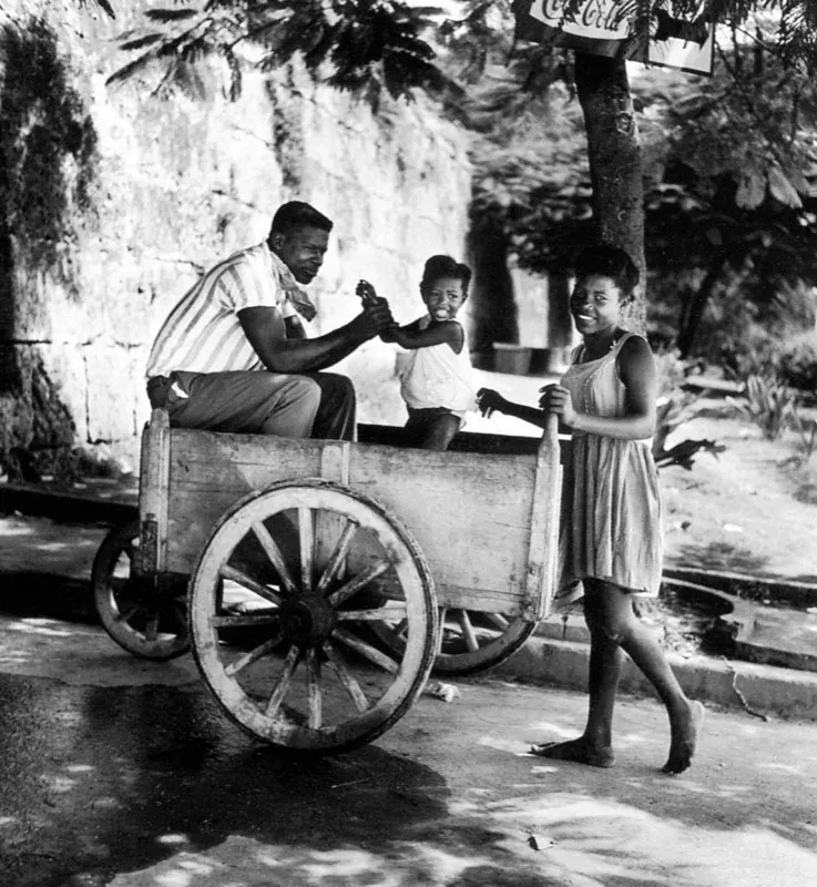 Carrito cerca a la muralla. Hernán Díaz