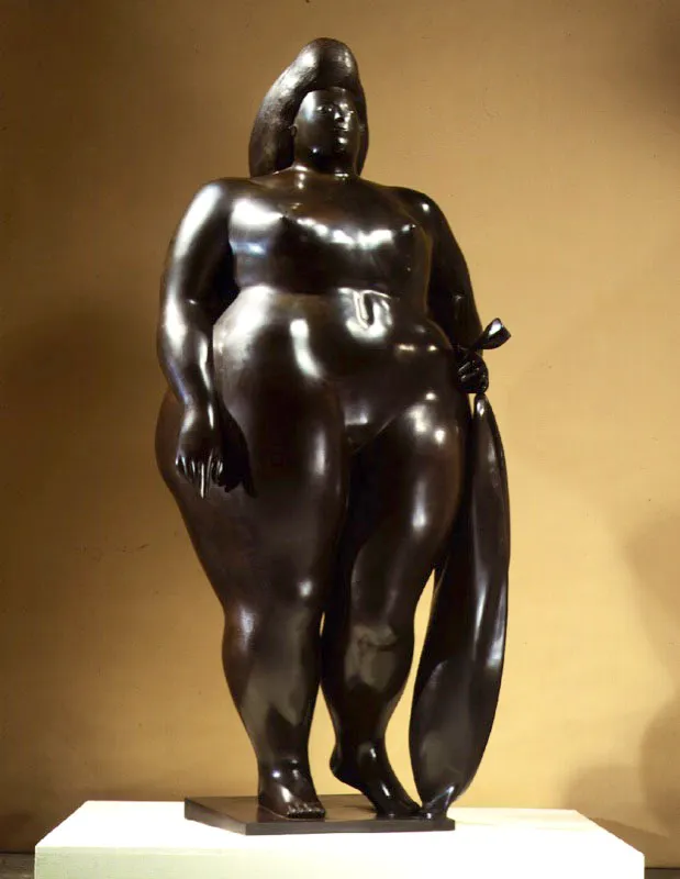 Venus (mujer de pie).  
1977-1978.  
Bronce, edicin de 6 ms 2 pruebas de artista.  
185 x 85 x 65 cm  