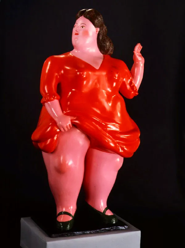 Pequea prostituta.  
1981-1982.  
Resina de polister, edicin de 6.  
158,5 x 89 x 68,5 cm  