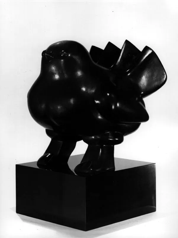 Pjaro.  
1981.  
Bronce, edicin de 6.  
42,5 x 33 x 37 cm  