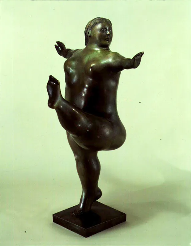 Bailarina.  
1988.  
Bronce, edicin de 6.  
83 x 54,5 x 39,5 cm.  