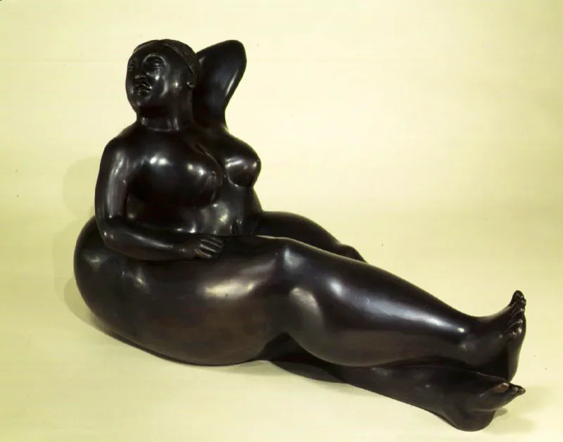 Baista.  
1990.  
Bronce, edicin de 6.  
30 x 51 x 24 cm.  