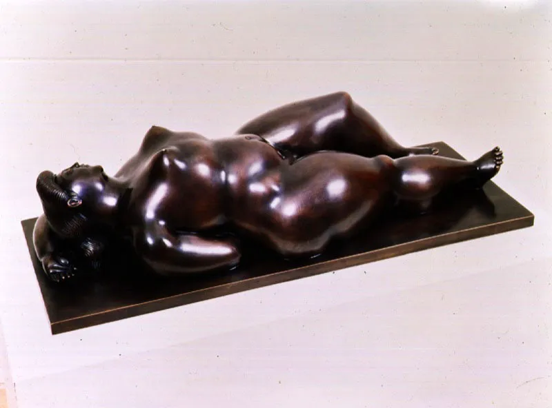 Venus durmiendo.  
1990.  
Bronce, edicin de 6.  
44,5 x 153 x 53,3 cm.  
 