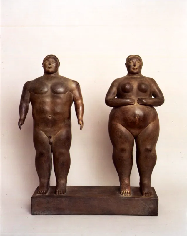 La vida.  
1995.  
Bronce, edicin de 6.  
62 x 54 x 16 cm.   