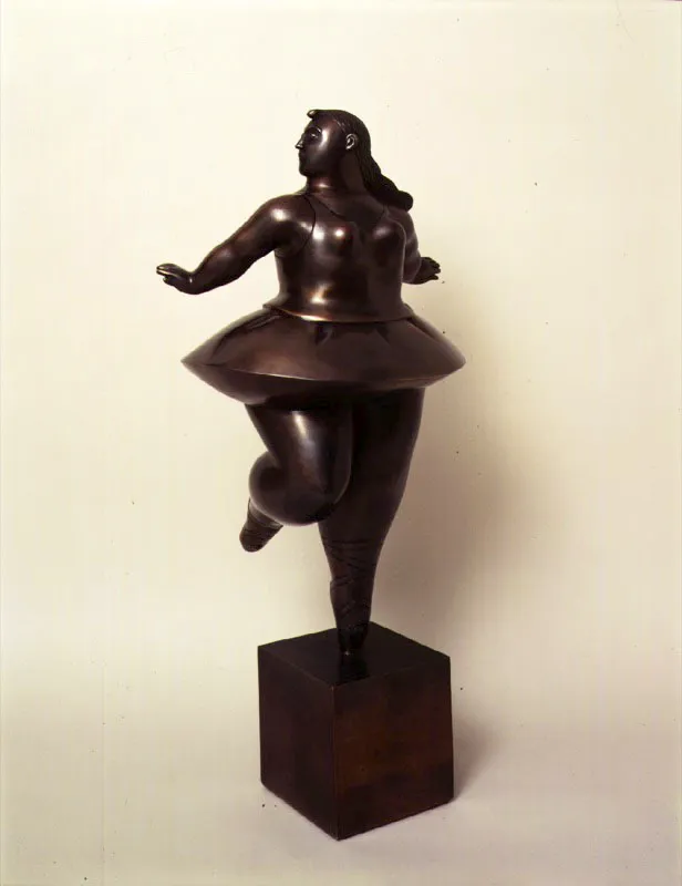 Bailarina.  
1993.  
Bronce, edicin de 6.  
71 x 35,6 x 30,5 cm.   