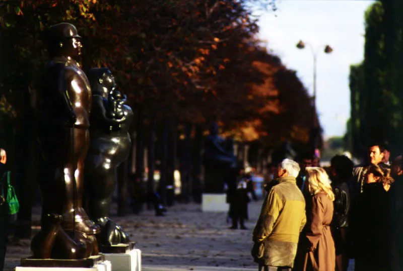 Exhibicin de esculturas monumentales. 
Campos Elseos, Pars. 1992 