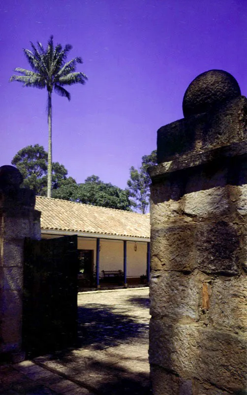 Santa Rosa, El Rosal, Cundinamarca.
La edad de la casa de Santa Rosa es casi la misma de la palma de cera plantada en el patio central.