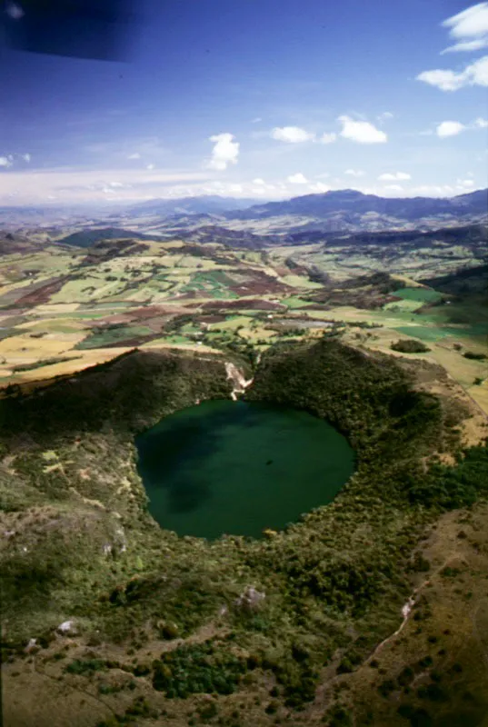 Los lugares sagrados: 
laguna de Guatavita.
 