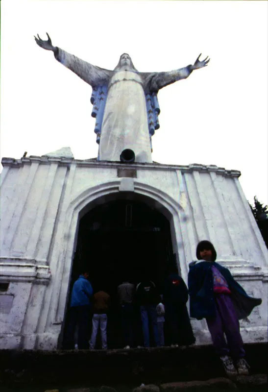 Devocin de los peregrinos que suben al cerro de Guadalupe. 