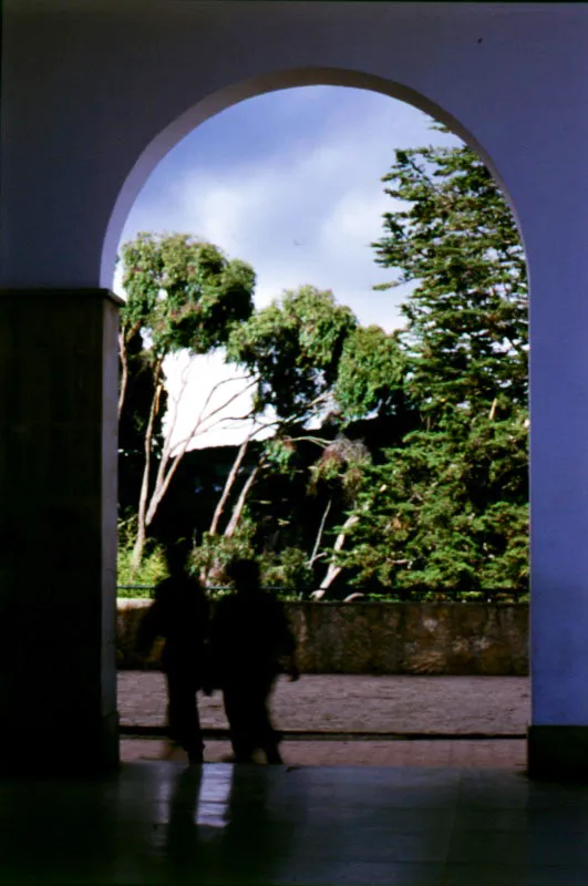 Paisaje al oriente, desde la iglesia de Monserrate. 