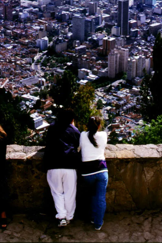 Mirador de Monserrate, sobre el centro de la ciudad. 