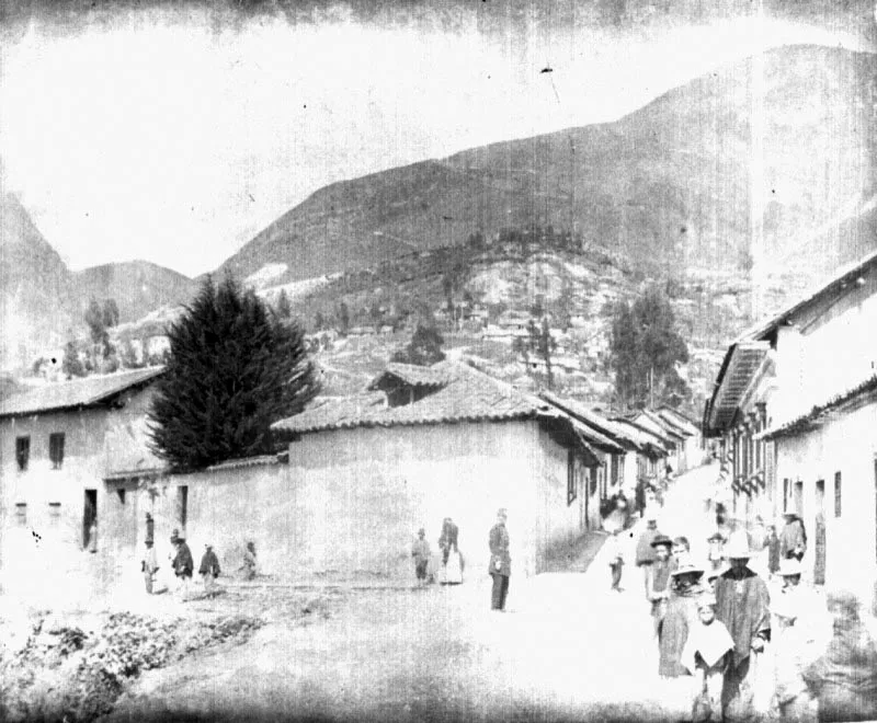 Barrio Las Aguas, ca. 1895. Fotografa de
Henri Duperly. 