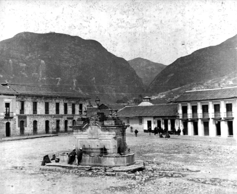 Vista de San Victorino, ca. 1900. Fotografa de 
Henri Duperly. 