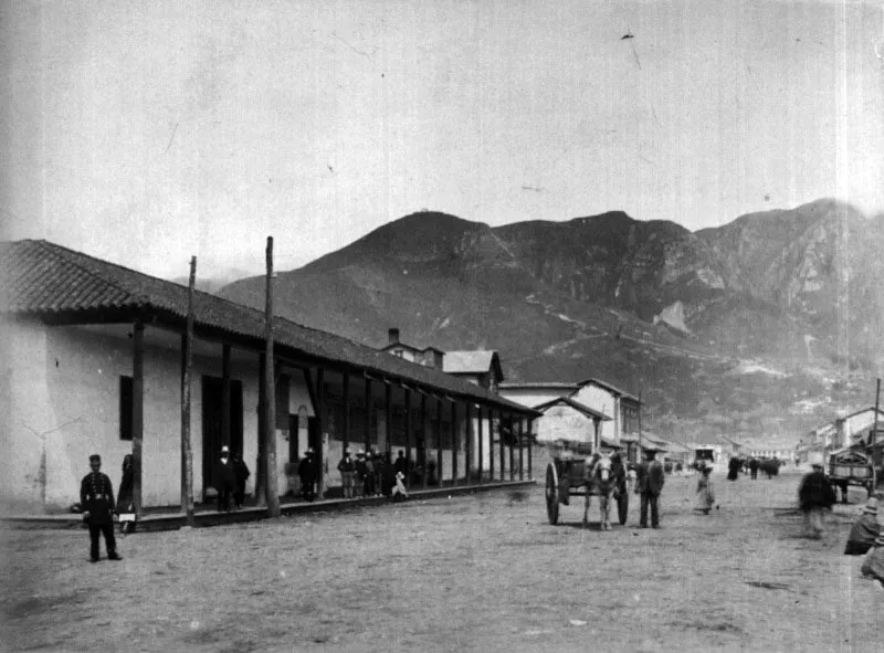 Estacin de la Sabana, ca. 1895. Fotografa de Henri Duperly.  