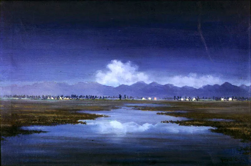  Gonzalo Ariza
Inundacin en 
la Sabana
1960. leo
39 x 58.5 cm
 