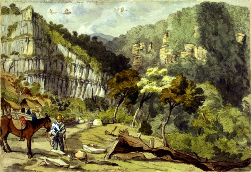 Edward W. Mark
Cascada del Boquern
1846
Acuarela
17 x 24.9 cm
Biblioteca Luis ngel Arango, Bogot. 