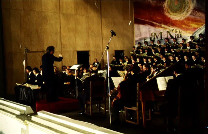 La coral Schola Cantorum de Bélgica.