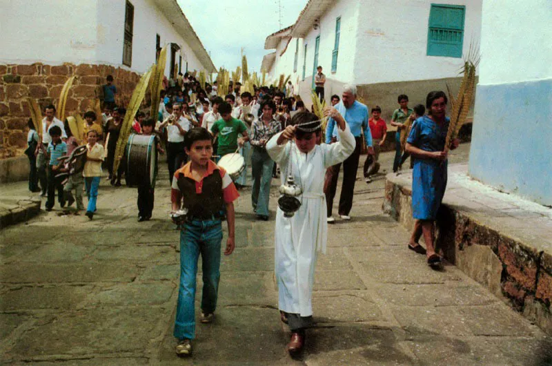 Domingo de ramos. Barichara, Santander. Betty Elder