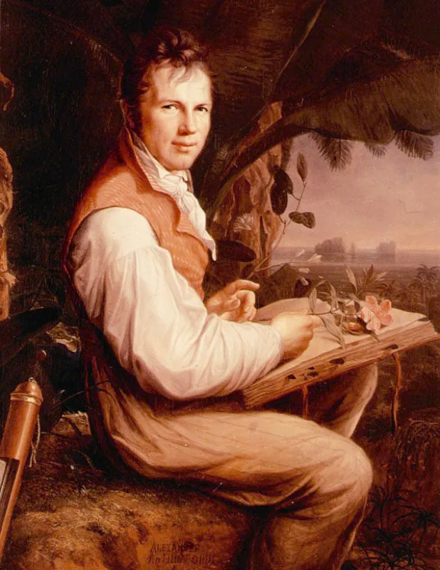 Alexander von Humboldt. Oleo de Inés Acevedo